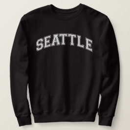 Escuela Sweater America estilo Universidad SEATTLE