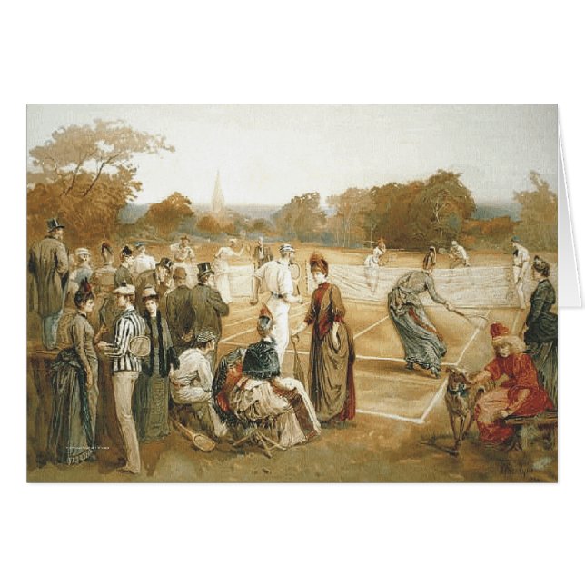Escuela vieja del tenis SUPERIOR (Anverso (Horizontal))