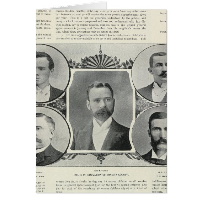 Escuelas del condado de Sonoma, California (Frente)