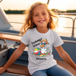 Escuelas En Verano Divertidas Camisetas De Goose