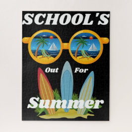 Escuelas fuera para el rompecabezas del verano