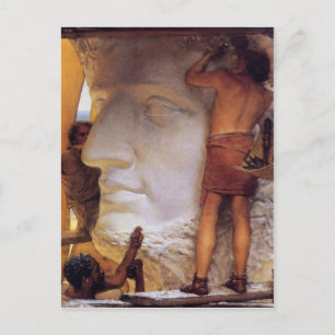 Escultores de la antigua postal de Roma