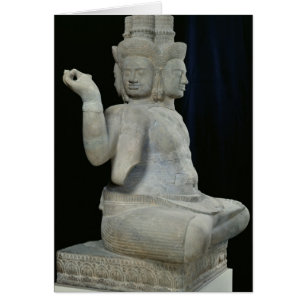 Escultura de Brahma con cuatro caras