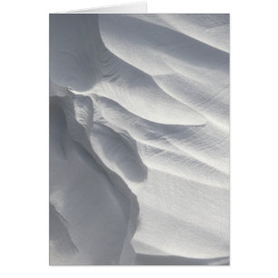 Escultura de deriva de nieve en invierno