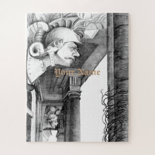 Escultura del castillo rompecabezas del arte del l