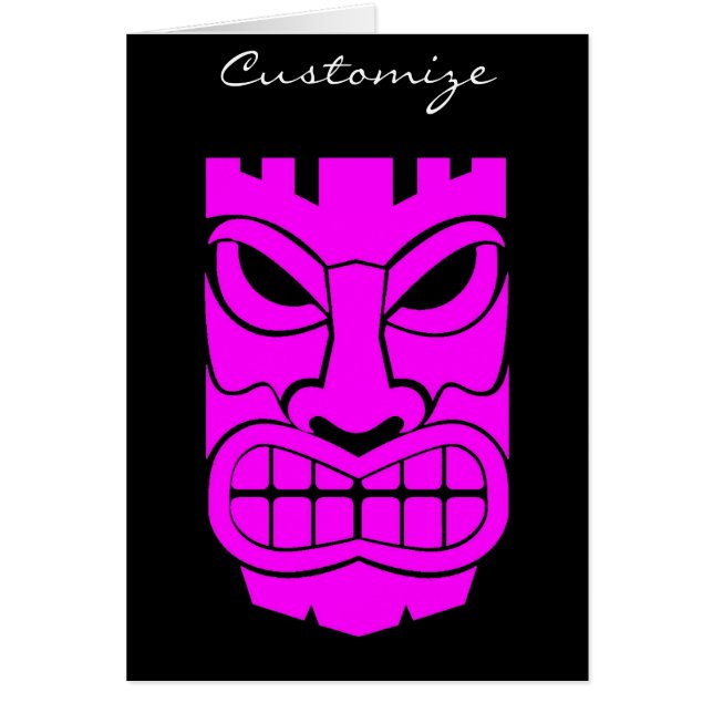 Escultura rosa de Tiki Thunder_Cove (Frente)