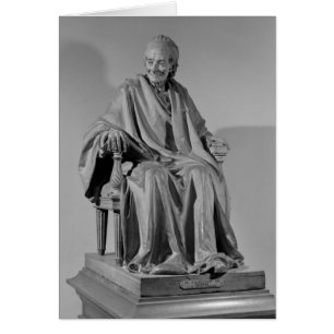 Escultura sentada de Voltaire