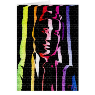 Escurrimientos de graffitis (tarjeta)