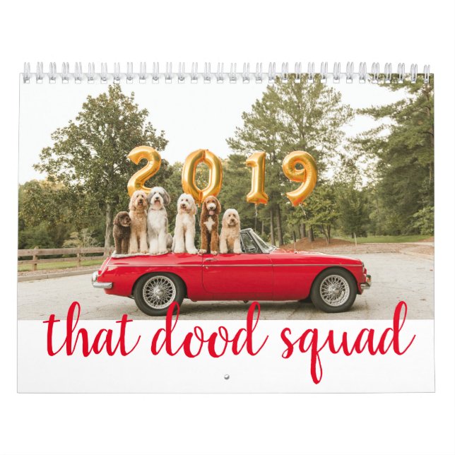 Ese calendario 2019 del pelotón de Dood (Tapa)