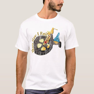 Ése es cómo ruedo la camiseta del Mach 5. Estilo