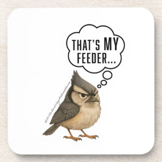 Ese es mi comedero Juego de Posavasos de Pajaro Ti
