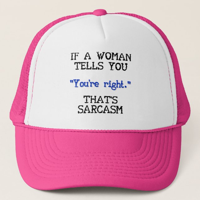 Ese es un sombrero de gorra divertido de sarcasmo (Anverso)