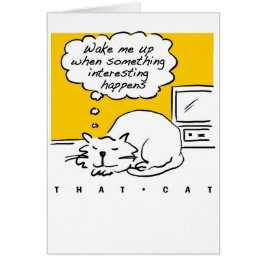 Ese personalizado Gato. Gato durmiente.