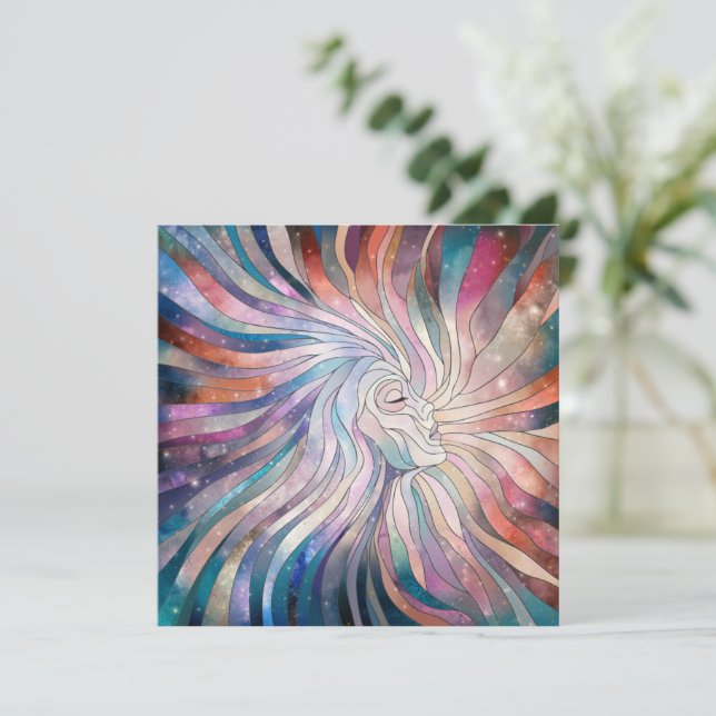 Esencia etérea - Arte mosaico (Anverso de pie)