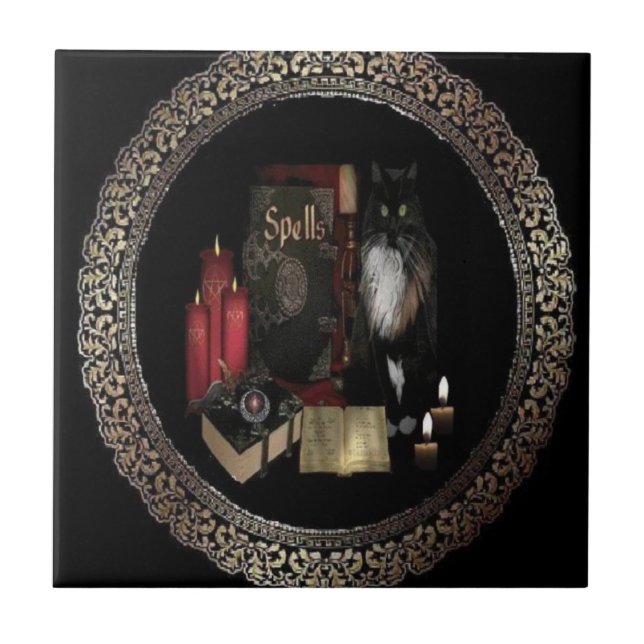 Esencial de la teja comercial de Wiccan (Frente)