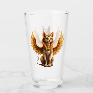 Esfinge De Gato Aguila Mística - Arte De Fantasía 