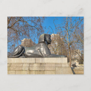 Esfinge egipcio, postal de Londres para el Reino U