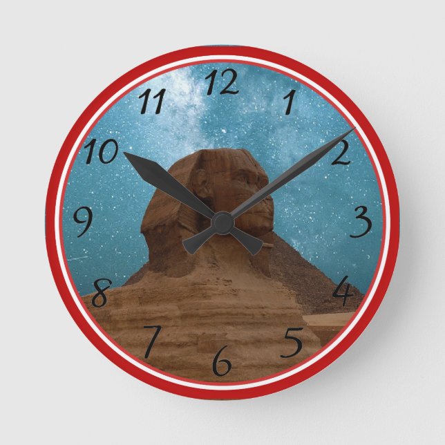 Esfinge: Reloj de Ronda Egipto (Anverso)