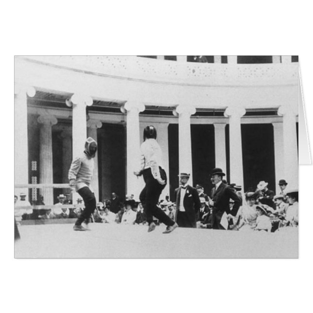 Esgrima Olímpica de 1896 (Anverso (Horizontal))