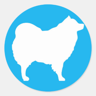 Eskie on Lt Blue Pegatina