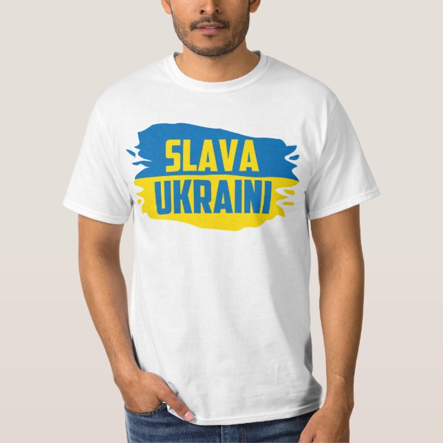 Eslava Ukraini, gloria a la camiseta de Ucrania (Anverso)
