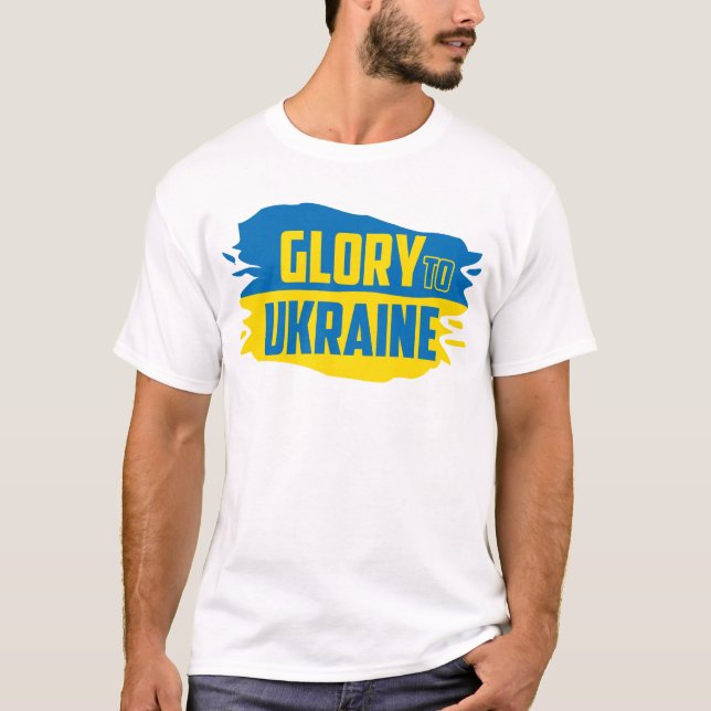 Eslava Ukraini, gloria a la camiseta de Ucrania (Anverso)