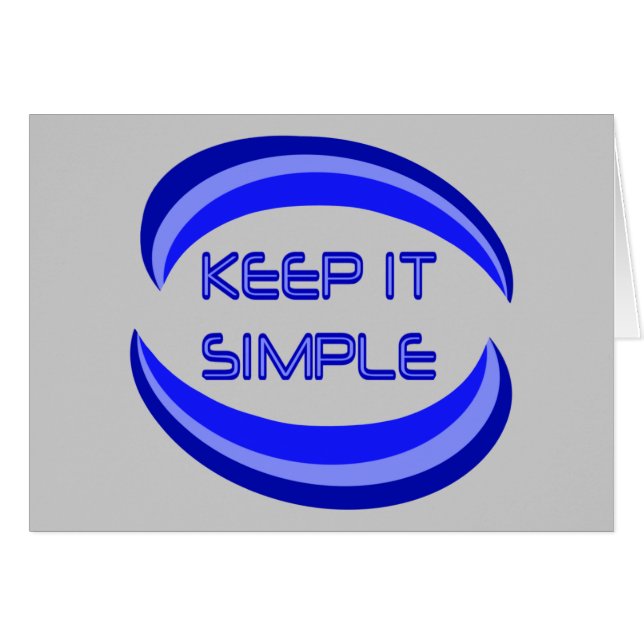 Eslogan de recuperación de Mantenerlo Simple en az (Anverso (Horizontal))
