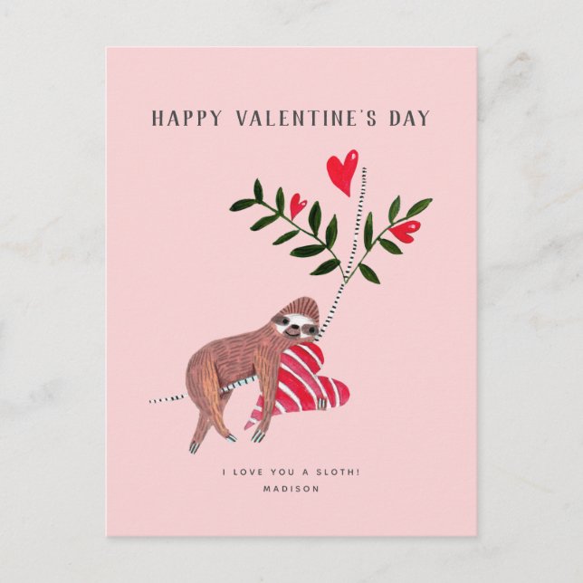 Eslogan | EL DÍA DE SAN VALENTÍN | Tarjeta de feli (Anverso)