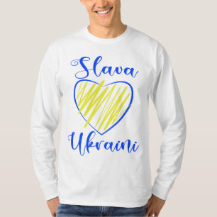 Eslogan Slava Ukraini Gloria a Ucrania camiseta co