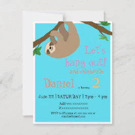 Eslora linda, invitación de fiesta de cumpleaños