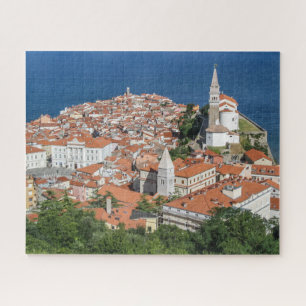 Eslovenia Puzzle Jigsaw - Casco antiguo de Piran