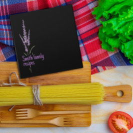 Esmalte de flores negro Avery Mini Binador