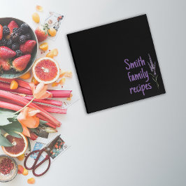 Esmalte de flores negro Avery Mini Binador