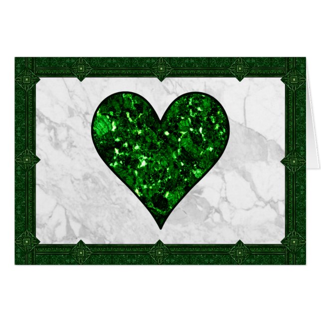 Esmeralda Gem Heart (Anverso (Horizontal))