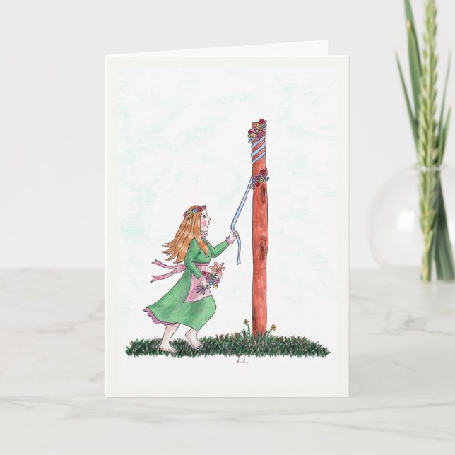 Esmeralda - Tarjeta de cumpleaños de mayo para ell (Anverso)