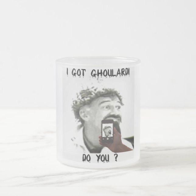 Esmerilado Ghoulardi (Guay 5) heló 10 onzas. Taza de cristal (Centro)