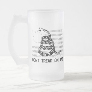 Esmerilado No pise en mí la taza de cristal