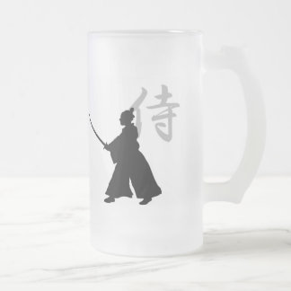 Esmerilado ¿Samurai conseguido? Taza de cristal