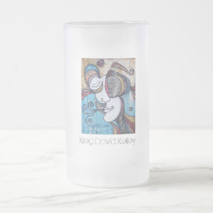 Esmerilado Taza de cerveza de cristal de la "brisa popular"