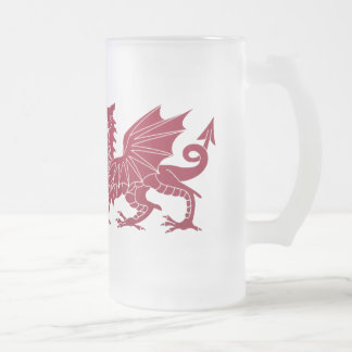 Esmerilado Taza de cerveza de cristal del dragón medieval