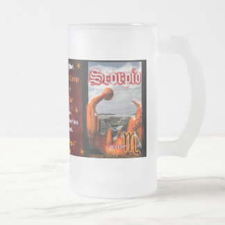 Esmerilado Taza de cerveza de cristal del escorpión