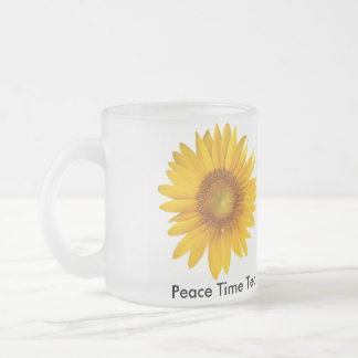 Esmerilado Taza de cristal inspiradora del té del tiempo de