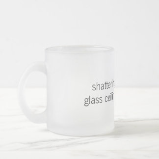 Esmerilado Taza del vidrio de cristal rompedor de los techos