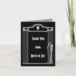 Esmoquin - Agradecimiento de Boda de Ambos - Tarje