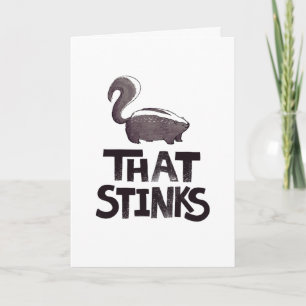 Eso Apesta Tarjeta De Simpatía Skunk