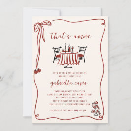 Eso es Amore Invitación a la Ducha de Novia de Doo