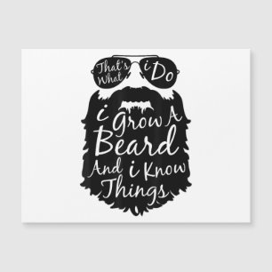 Eso es lo que hago, me planto barba y sé cosas