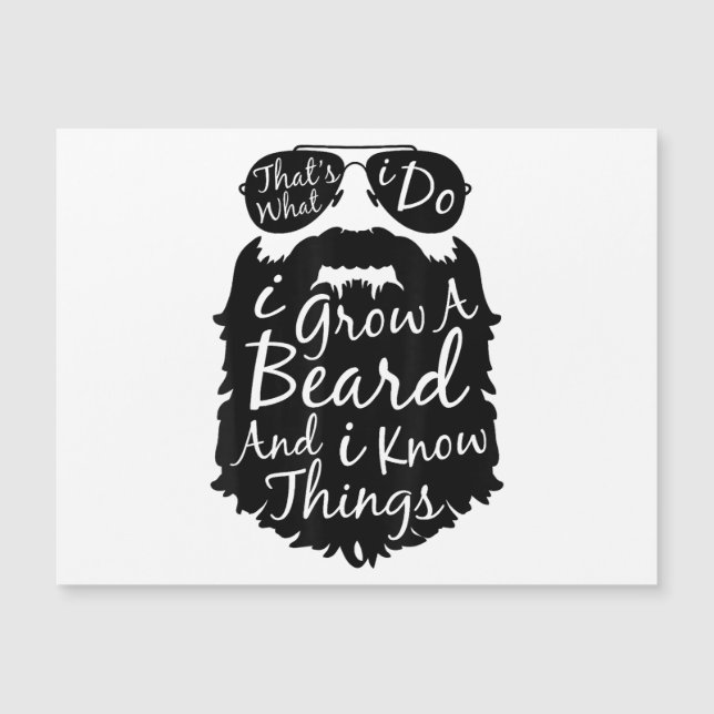 Eso es lo que hago, me planto barba y sé cosas (Anverso)