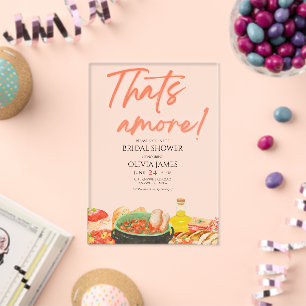 Eso es una invitación de boda de amor acrílico