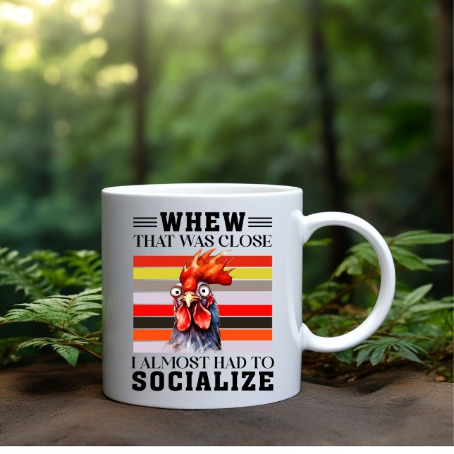 "Eso estuvo cerca" de la taza de café (Subido por el creador)